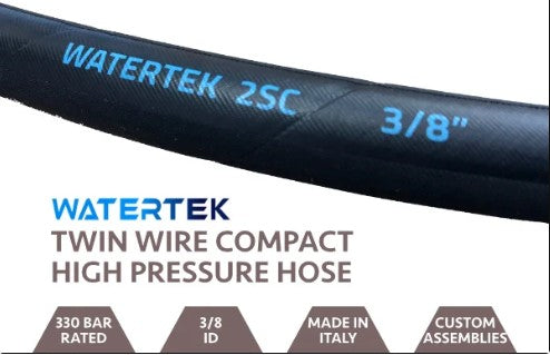 Twin wire 10m high pressure hose