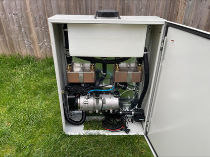 Pure heat twin operator 9kw hot water window cleaning system