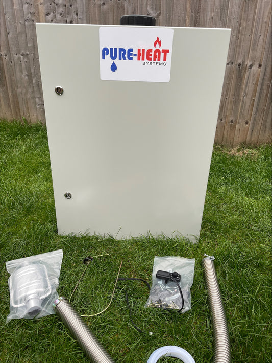 Pure heat twin operator 9kw hot water window cleaning system
